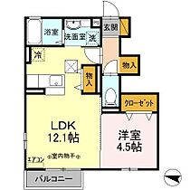 千葉県野田市上花輪933-5（賃貸アパート1LDK・1階・42.38㎡） その2