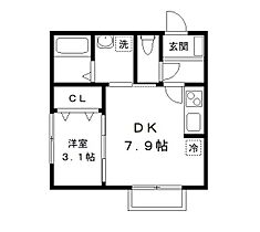 ドルフＫ－3 203号室 ｜ 千葉県松戸市上本郷398-2（賃貸アパート1DK・2階・29.59㎡） その2