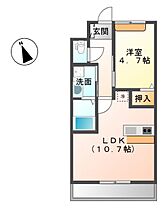 ロイヤル　パピヨン  ｜ 千葉県柏市酒井根4丁目（賃貸アパート1LDK・2階・38.25㎡） その2