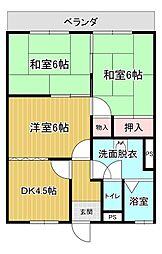 間取図画像 3DK