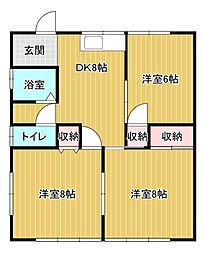 間取図画像 3DK