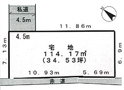 物件画像 土地　中央区椿森3丁目（千葉駅）