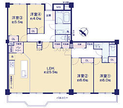 物件画像 市川パークハイツA棟(市川大野駅)