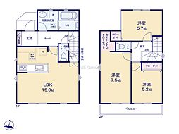 物件画像 日野市程久保3丁目24-1期　新築戸建　全1棟　2号棟