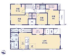 物件画像 福生市北田園2丁目2期　新築戸建　全3棟　3号棟