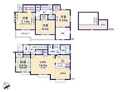 羽村市羽中2丁目第1期　新築戸建　全10棟　1号棟