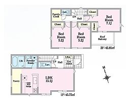 八王子市台町4丁目24−3期　新築戸建　全1棟