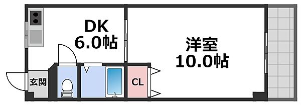 Ｍ’プラザ城東弐番館 ｜大阪府大阪市城東区天王田(賃貸マンション1DK・3階・32.40㎡)の写真 その2