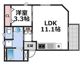 Ｇｒａｃｅ　Ｆｕｋａｅｂａｓｈｉ  ｜ 大阪府大阪市城東区諏訪4丁目（賃貸アパート1LDK・1階・36.17㎡） その2