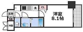 プレサンス谷町九丁目駅前  ｜ 大阪府大阪市天王寺区生玉町（賃貸マンション1K・4階・24.93㎡） その2