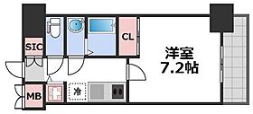 アドバンス大阪城ベレッツァ  ｜ 大阪府大阪市中央区北新町（賃貸マンション1K・10階・24.31㎡） その2