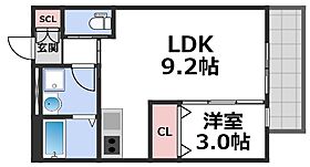 ル・レーヴ今津ノース  ｜ 大阪府大阪市鶴見区今津北4丁目（賃貸アパート1LDK・3階・30.03㎡） その2