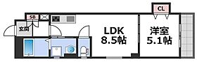 ラモーナ大今里  ｜ 大阪府大阪市東成区大今里1丁目（賃貸アパート1LDK・2階・32.25㎡） その2