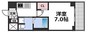 ラシーヌ天王寺町南  ｜ 大阪府大阪市阿倍野区天王寺町南2丁目（賃貸マンション1K・4階・22.11㎡） その2