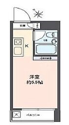 メゾン・ド・ネーフル ワンルームの間取図画像
