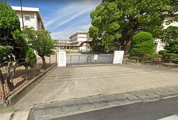 Beautiful mountainous landscape with colorful sky