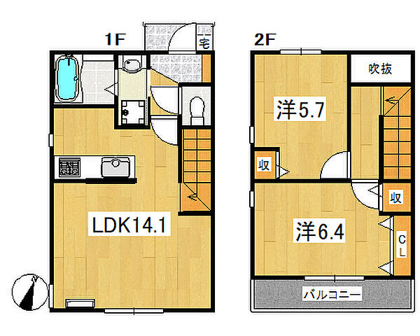 （仮称）石神井台7丁目計画 0101｜東京都練馬区石神井台7丁目(賃貸タウンハウス2LDK・1階・60.45㎡)の写真 その2