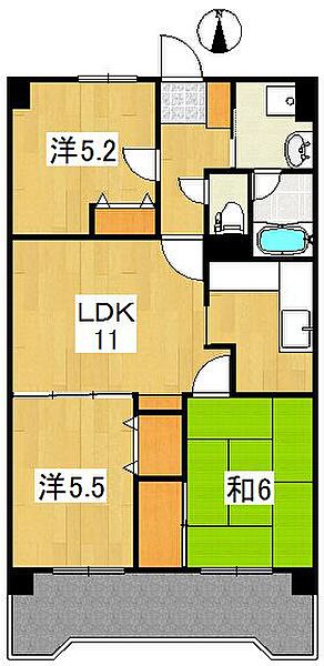 エステート南大泉 0106｜東京都練馬区南大泉3丁目(賃貸マンション3LDK・2階・61.00㎡)の写真 その2