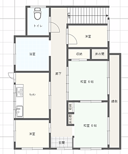 間取り：1階