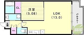 プレジオ西宮今津  ｜ 兵庫県西宮市今津水波町1-20（賃貸マンション1LDK・2階・42.13㎡） その2