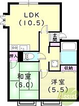 アネシス愛宕山II棟  ｜ 兵庫県西宮市愛宕山（賃貸アパート2LDK・2階・50.78㎡） その2