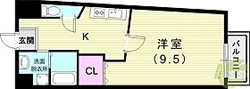 キャッスルプラザ甲子園アネックス  ｜ 兵庫県西宮市甲子園七番町13-29（賃貸マンション1K・5階・31.15㎡） その2