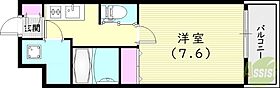 リトラル西宮北  ｜ 兵庫県西宮市上ケ原五番町6-60（賃貸アパート1K・3階・25.67㎡） その2