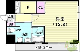 兵庫県西宮市北昭和町7-5（賃貸マンション1K・2階・36.87㎡） その2