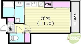 エクセラン夙川  ｜ 兵庫県西宮市羽衣町10-16（賃貸マンション1R・1階・29.61㎡） その2