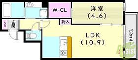 D-room WEST PARK 西宮北口  ｜ 兵庫県西宮市大畑町10-17（賃貸アパート1LDK・2階・38.37㎡） その2