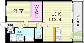 シューコネクション  ｜ 兵庫県西宮市荒木町13-3（賃貸マンション1LDK・2階・46.60㎡） その2