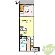 ヴェラ　ブランカ  ｜ 兵庫県西宮市常磐町3-24（賃貸アパート1LDK・1階・44.91㎡） その2