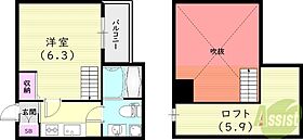 Blossom　Imazu  ｜ 兵庫県西宮市今津大東町3-9（賃貸アパート1K・1階・20.42㎡） その2