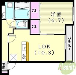 チェーン・パレス上甲子園 2階