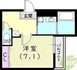 フジパレス阪神甲子園 3階/-