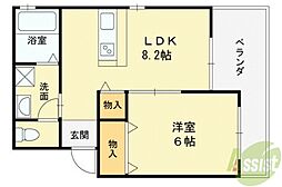 ベルリード宝塚 1階/-