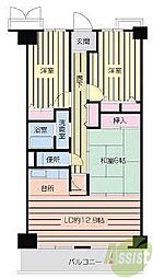 ヴィオレット宝塚 3LDKの間取図画像