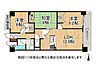 間取り：全居室収納スペース付の3LDKの間取りです