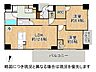 間取り：収納が充実した2LDKの間取りです