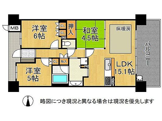 間取り ＢＥＬＩＳＴＡ京都山科　中古マンション 2階/-