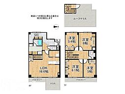 嵐山グランドシティ 4LDKの間取図画像