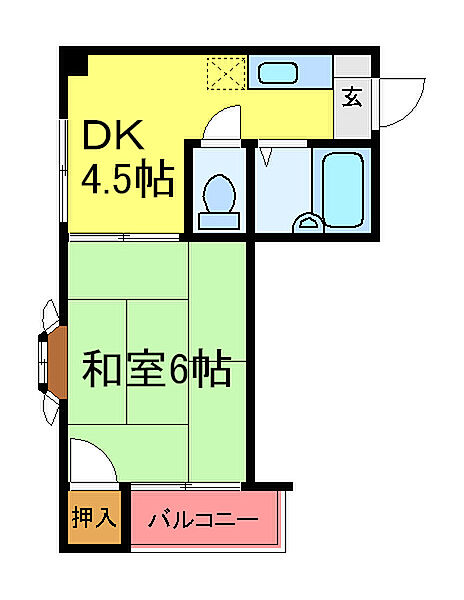 千葉県市原市五井中央東１丁目(賃貸マンション1DK・1階・24.93㎡)の写真 その2