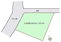 物件画像 川越市志多町　建築条件なし売地