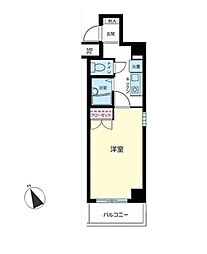 クレアシオン南大塚 1Kの間取図画像