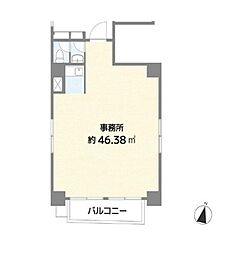 ストーク両国秀山 ワンルームの間取図画像