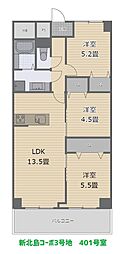 物件画像 新北島コーポ３号棟