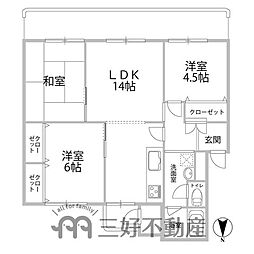 間取図画像 3LDK