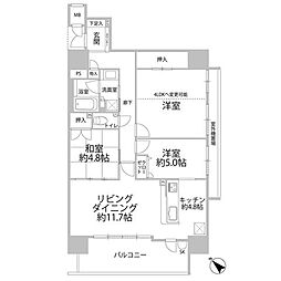 ヒューマインド南福岡かえで通り 4LDKの間取図画像