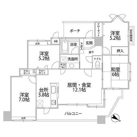 80m2超の4LDK♪