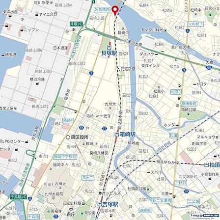 再開発中の箱崎九大跡地の近くです♪